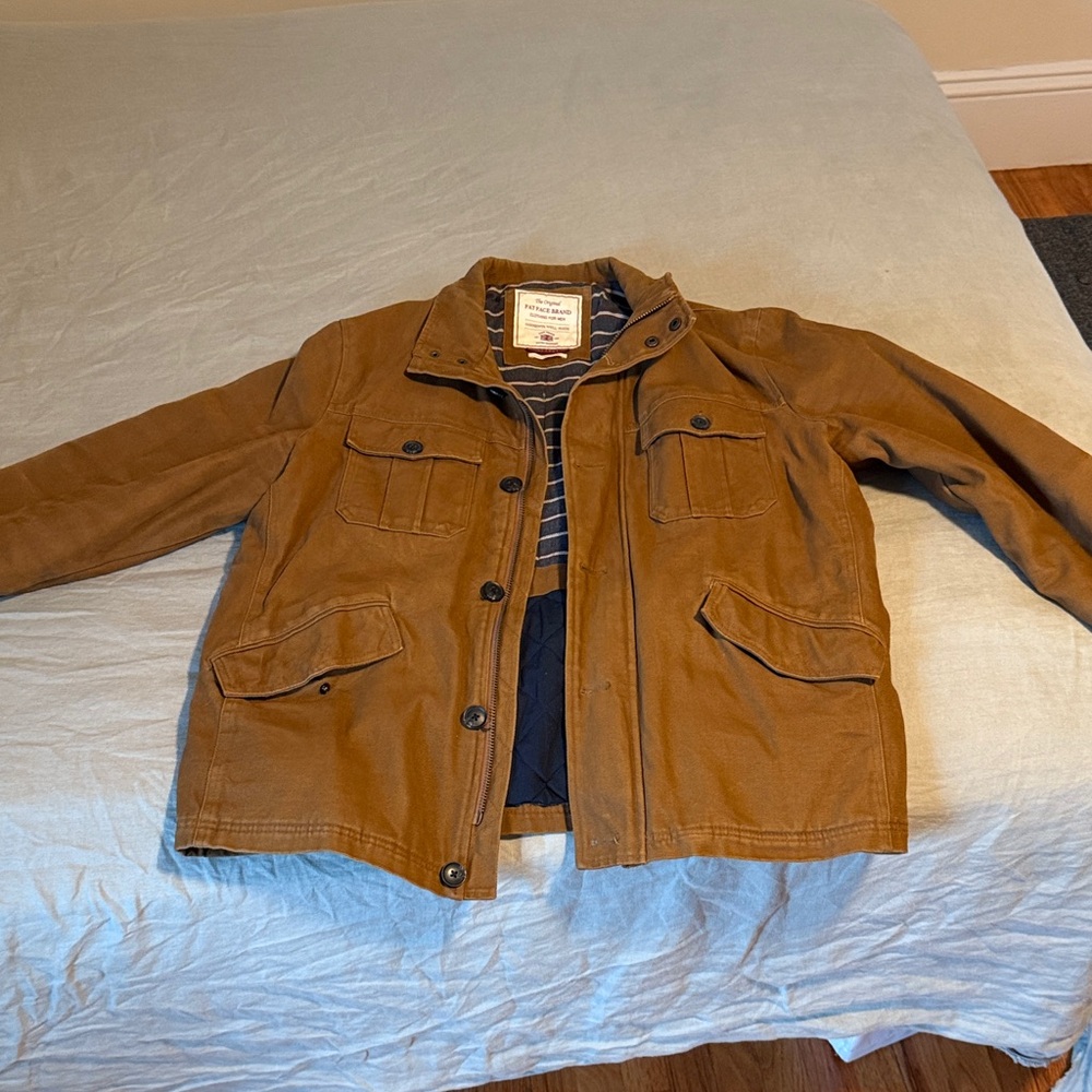 Fat Face Men's Tan Military Jacket